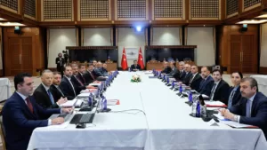 Ekonomi Koordinasyon Kurulu üyeleri, Cumhurbaşkanı Yardımcısı Cevdet Yılmaz başkanlığında bir