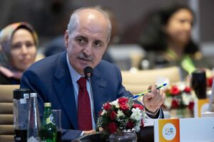 TBMM Başkanı Numan Kurtulmuş, Meclis Tören Salonunda düzenlenen İnsan Hakları