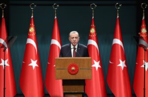 Cumhurbaşkanı Recep Tayyip Erdoğan, Kabine Toplantısı sonrası Millete Sesleniş konuşmasını