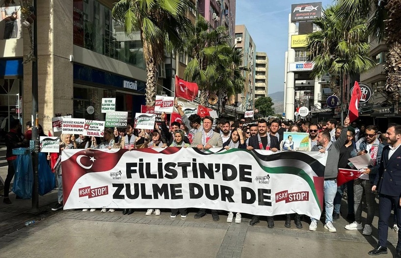 Geçtiğimiz hafta 30.000’i aşkın genç, Filistin’de İsrail’in gerçekleştirdiği soykırıma ve