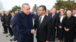 Cumhurbaşkanı Recep Tayyip Erdoğan ile CHP’nin yeni genel başkanı sıfatıyla
