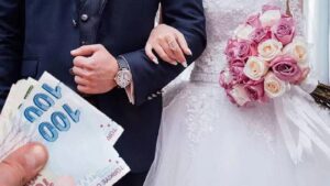 Evlenecek gençlere iki yıl geri ödemesiz kredi verilmesini içeren Aile
