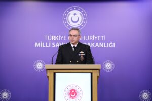 MSB Basın ve Halkla İlişkiler Müşaviri Tuğamiral Zeki Aktürk, bakanlıktaki
