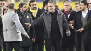 Hakem Halil Umut Meler’e saldıran Ankaragücü eski başkanı Faruk Koca’ya