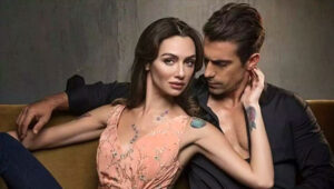 ‘Kuş Uçuşu’ dizisinin başrol oyuncuları Birce Akalay ve İbrahim Çelikkol,
