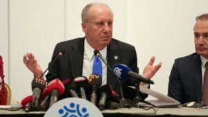 Memleket Partisi Genel Başkanı Muharrem İnce, Ankara’da bir otelde partisinin