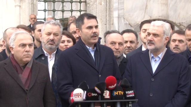AK Parti İstanbul Büyükşehir Belediye Başkan adayı Murat Kurum, seçim