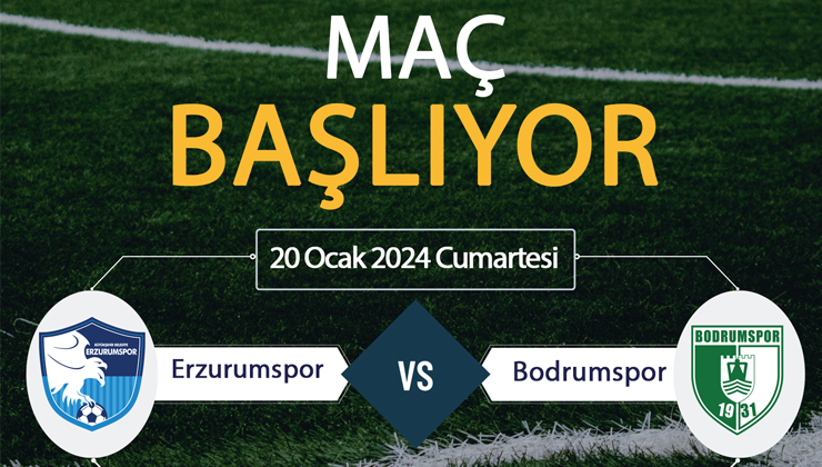 Erzurumspor Bodrumspor maç hangi kanalda? TRT Spor, BeIN Sports, Justin Tv, Selçuksports, Taraftarium24 CANLI İZLE
