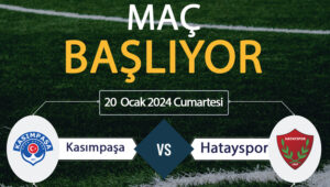 Süper Lig’in 21. haftasında Kasımpaşa ile Hatayspor, kritik bir maça