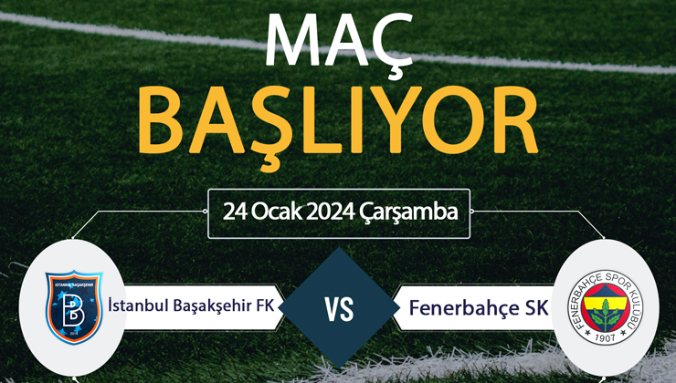 Başakşehir Fenerbahçe maçı hangi kanalda? Başakşehir Fenerbahçe maçı canlı izle! TRT Spor, BeIN Sports, Justin Tv, Selçuksports, Taraftarium24 CANLI İZLE