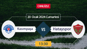 Süper Lig’in 21. haftasında Kasımpaşa ile Hatayspor, kritik bir maça