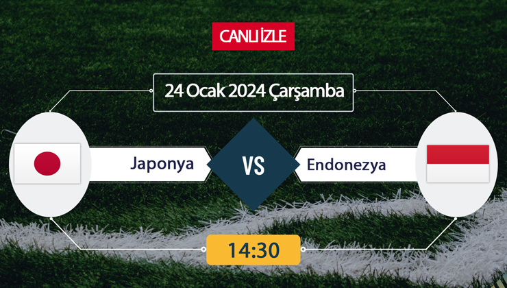 Japonya Endonezya maçı ne zaman? CANLI İZLE Japonya Endonezya saat kaçta? Smart Spor ve S Sport Plus Canlı İzle