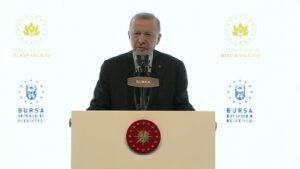 Cumhurbaşkanı Recep Tayyip Erdoğan, Bursa’da Merinos Atatürk Kültür Merkezi’nde Sivil