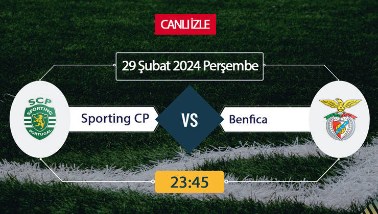 Sporting Lizbon Benfica canlı ŞİFRESİZ DONMADAN İZLE! Sporting Lizbon ile