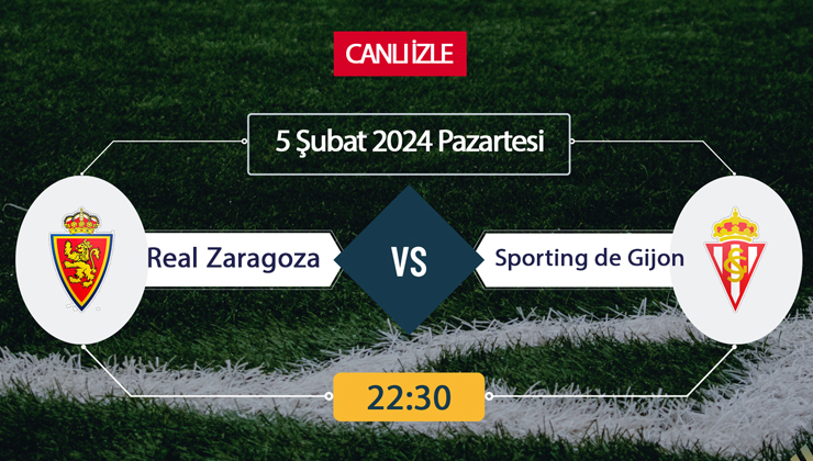 Zaragoza Gijon canlı ŞİFRESİZ DONMADAN İZLE! Zaragoza Gijon (5 ŞUBAT) CANLI İZLE!
