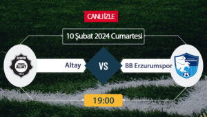 Trendyol 1. Lig’de nefesler tutuldu. Lider Altay, evinde BB Erzurumspor’u
