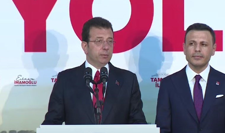 CHP İBB Başkan adayı ve mevcut İBB Başkanı Ekrem İmamoğlu