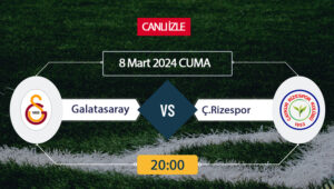 Galatasaray Çaykur Rizespor maçı ne zaman, saat kaçta, hangi kanalda?