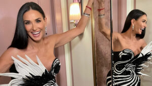 Demi Moore son hali hayran bıraktı! Hollywood’un parlak yıldızları arasında,