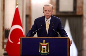 Irak’ta bulunan Cumhurbaşkanı Recep Tayyip Erdoğan, Başbakan Muhammed Şiya es-Sudani