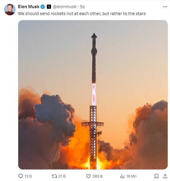 Elon Musk'tan Çarpıcı İsrail-İran Paylaşımı