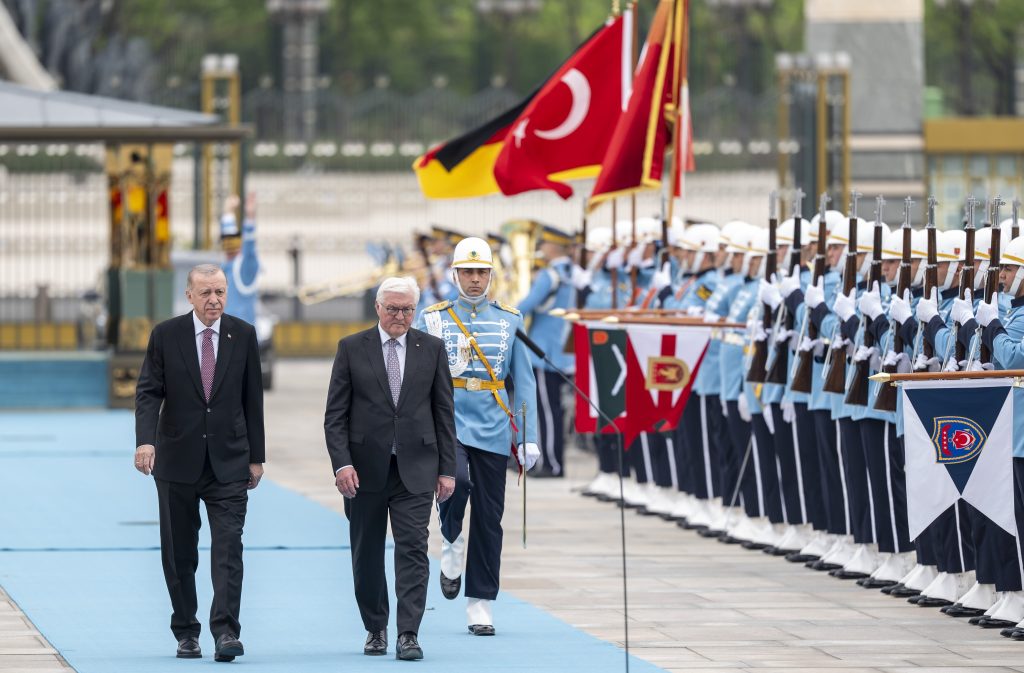Cumhurbaşkanı Erdoğan, Alman Mevkidaşını Resmi Törenle Karşıladı