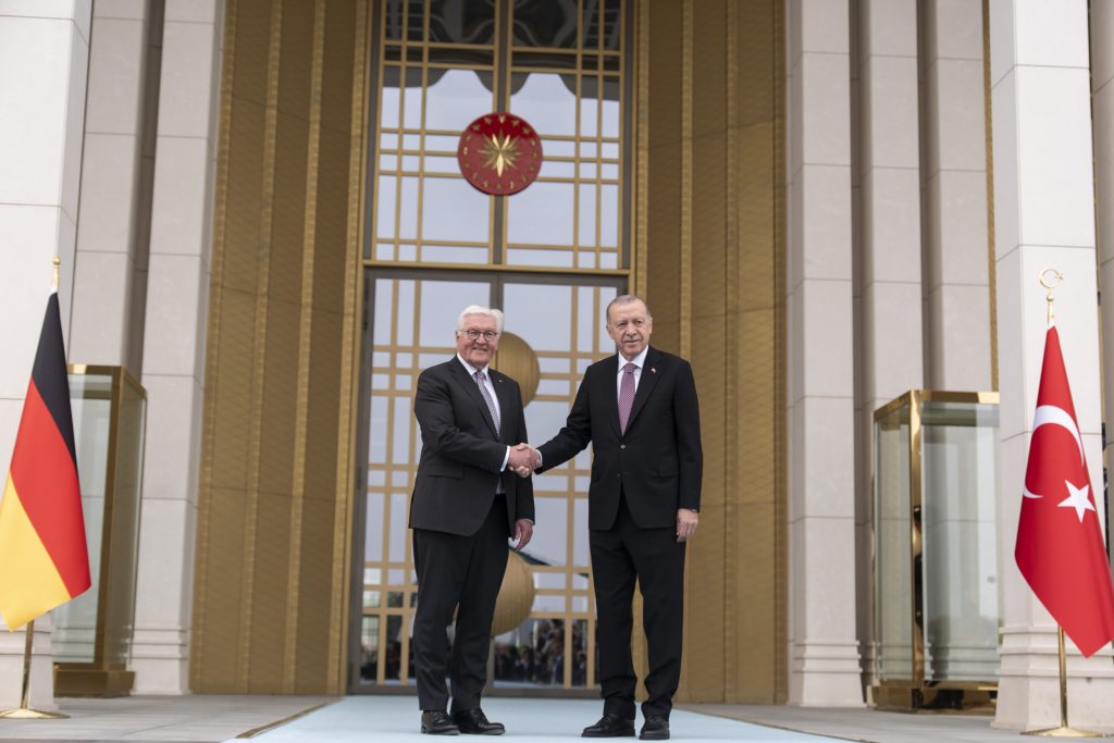 Cumhurbaşkanı Erdoğan, Alman Mevkidaşını Resmi Törenle Karşıladı