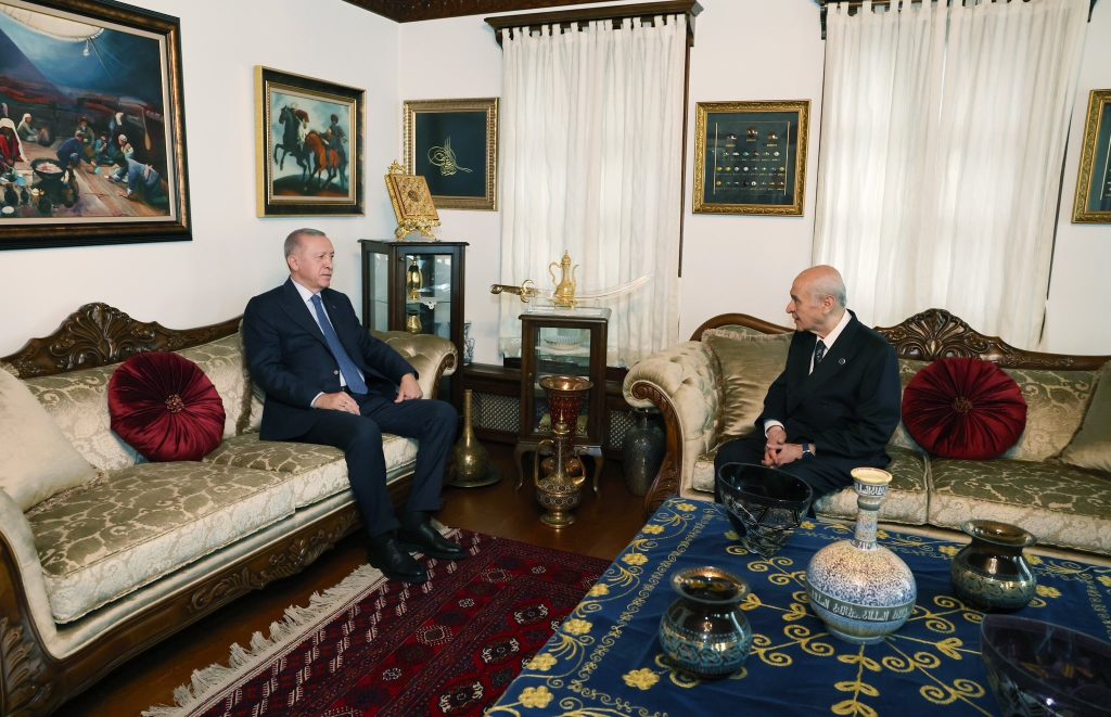 Cumhurbaşkanı Erdoğan, Bahçeli'yi Ziyaret Etti