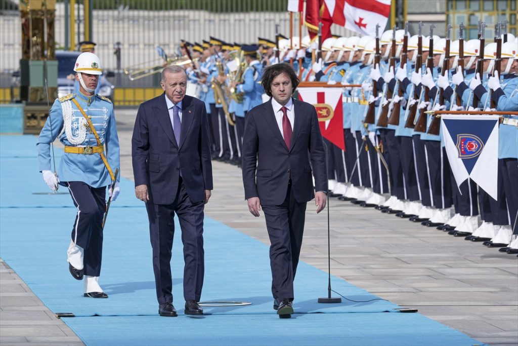 Cumhurbaşkanı Erdoğan, Gürcistan Başbakanı Kobakhidze’yi Kabul Etti