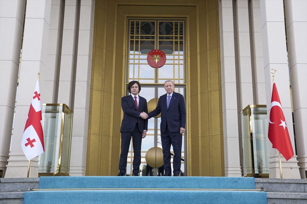 Cumhurbaşkanı Erdoğan, Gürcistan Başbakanı Kobakhidze’yi Kabul Etti