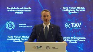 Cumhurbaşkanlığı İletişim Başkanı Fahrettin Altun, İstanbul’da düzenlenen Türk – Yunan