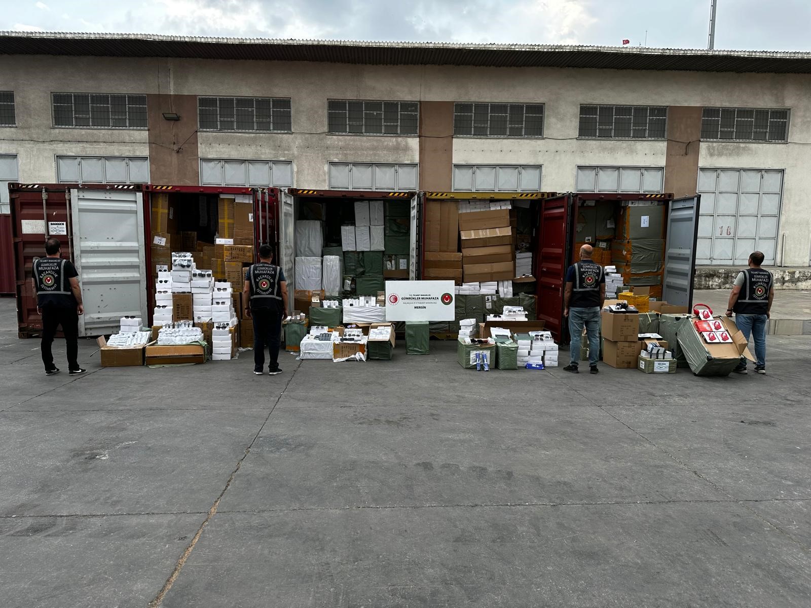 Ticaret Bakanlığı Gümrük Muhafaza ekiplerince kaçakçılıkla mücadele kapsamında yürütülen risk