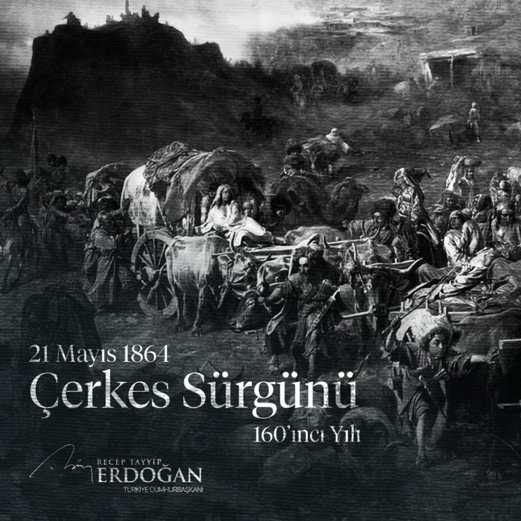 Cumhurbaşkanı Erdoğan'dan Çerkes Sürgünü Mesajı