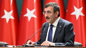 Cumhurbaşkanı Yardımcısı Cevdet Yılmaz, AK Parti TBMM Grup Toplantısı öncesinde