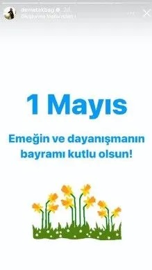 Ünlü İsimlerden 1 Mayıs Paylaşımları