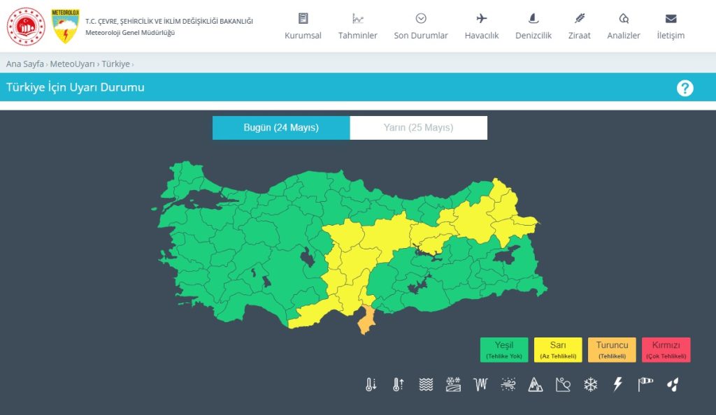 Meteoroloji'den 17 Kente Sağanak Uyarısı