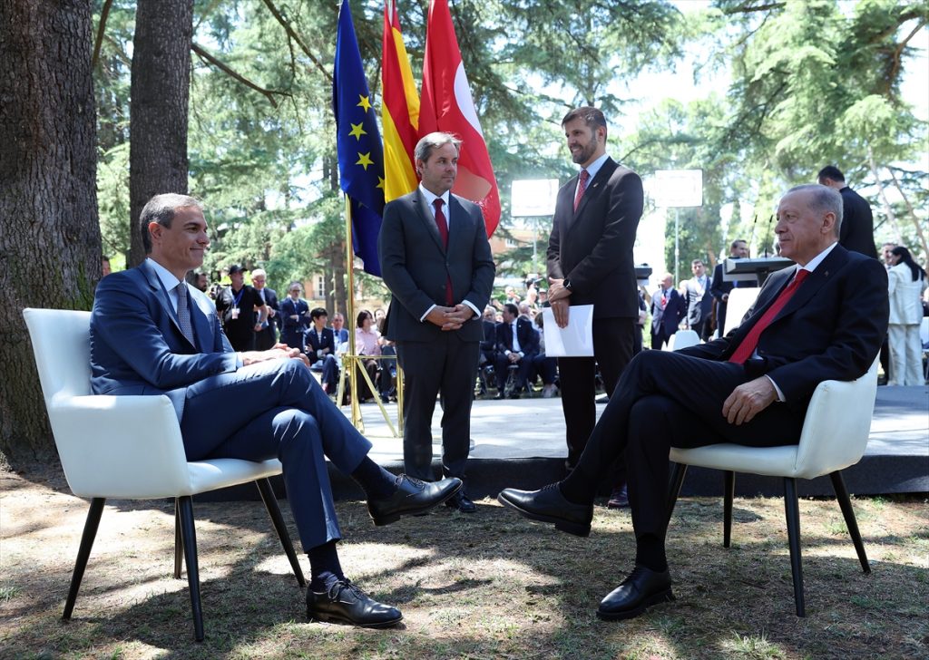 Erdoğan ve Sanchez'den 'Filistin' Mesajı