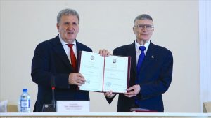 Nobel Ödüllü Türk bilim adamı Prof. Dr. Aziz Sancar Azerbaycan’ı