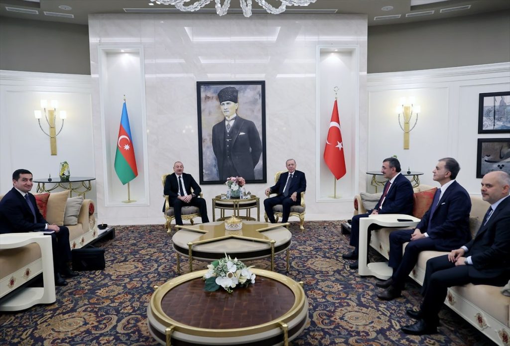 Azerbaycan Cumhurbaşkanı Aliyev Ankara'da