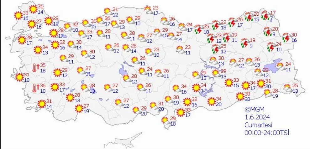 Havalar Bugünden İtibaren Oldukça Isınacak