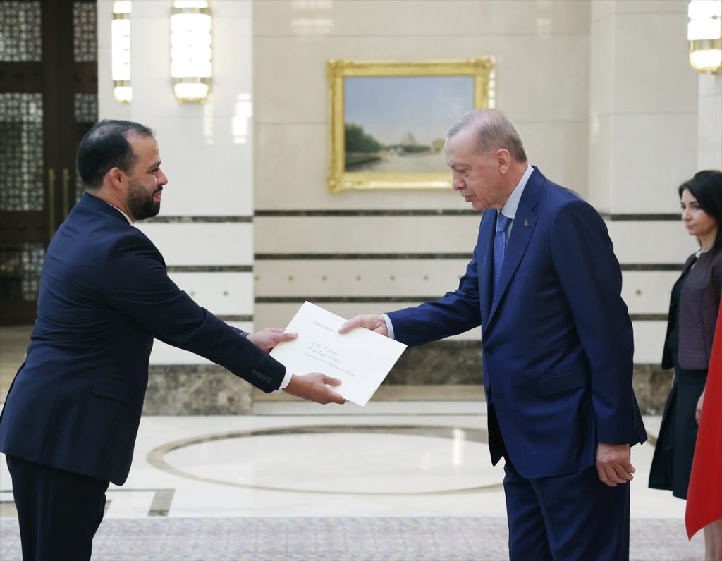 Büyükelçilerden, Cumhurbaşkanı Erdoğan'a Güven Mektubu