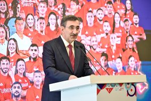 İstanbul Havalimanı VIP Salonu’nda gerçekleştirilen, Paris 2024 Yaz Olimpiyat Oyunları’na