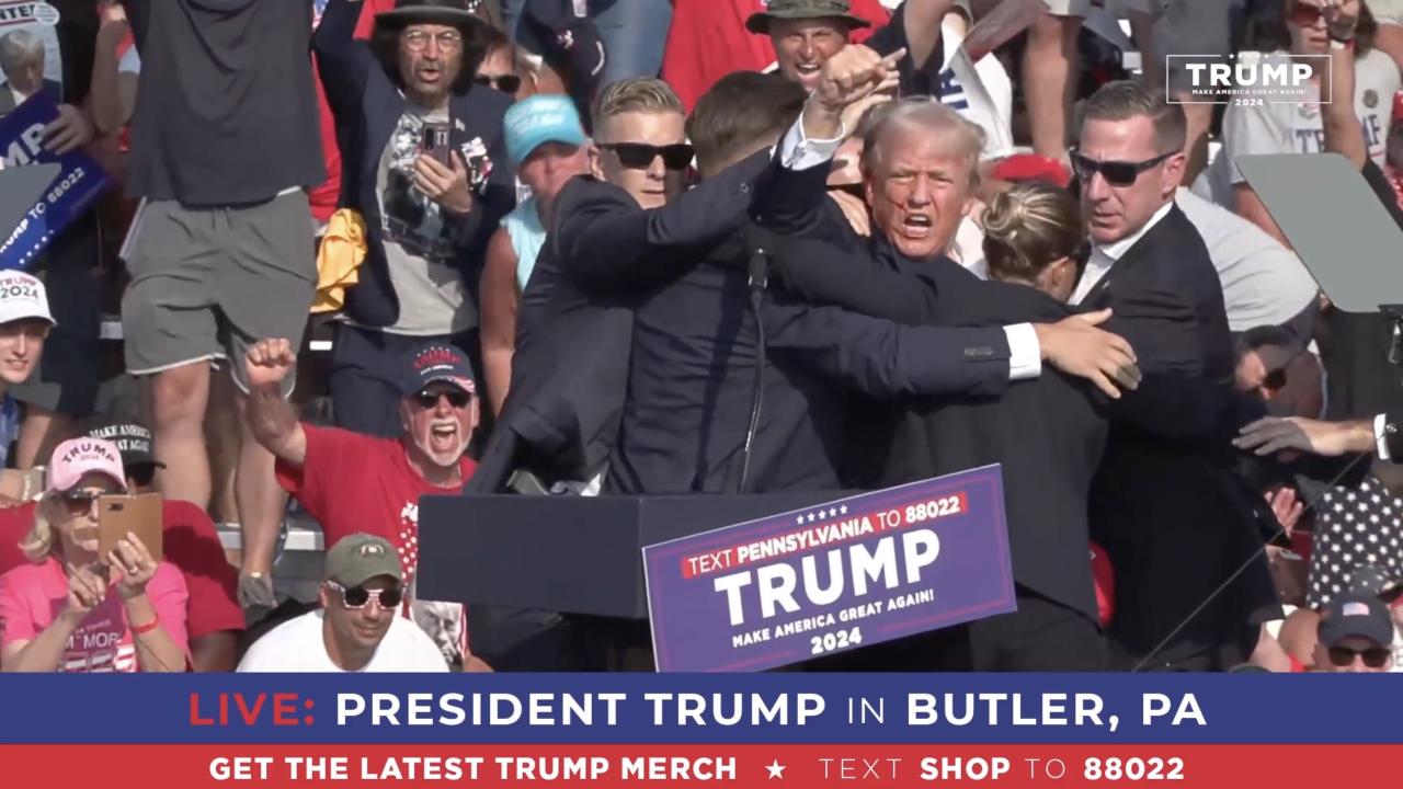 Donald Trump'a Silahlı Saldırı Görüntüleri Ortaya Çıktı! ABD Alarma Geçti!
