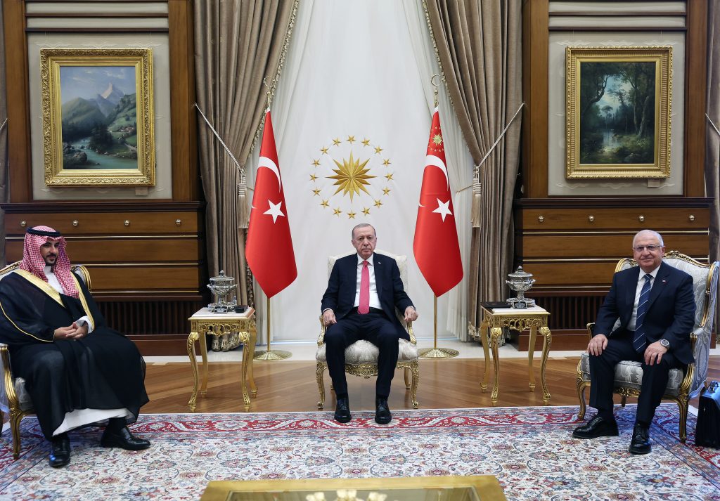 Cumhurbaşkanı Erdoğan, bin Selman'ı Kabul Etti