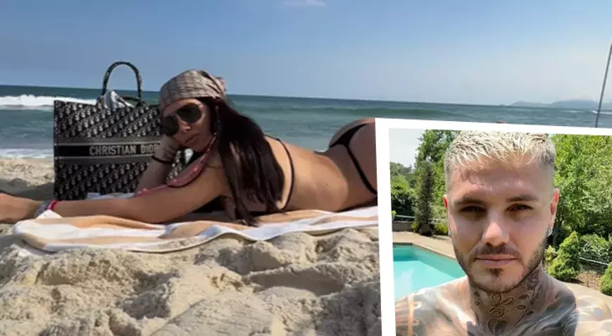 Ayrılık Sonrası Wanda Nara Bikinisiyle Plajda Sere Serpe Uzandı, Icardı İse Kendini Gece Kulübüne Vurdu