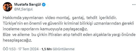 Mustafa Sarıgül Şantaj Olayı Açığa Çıktı! Mustafa Sarıgül Biyografi ve Siyasi Hayatı