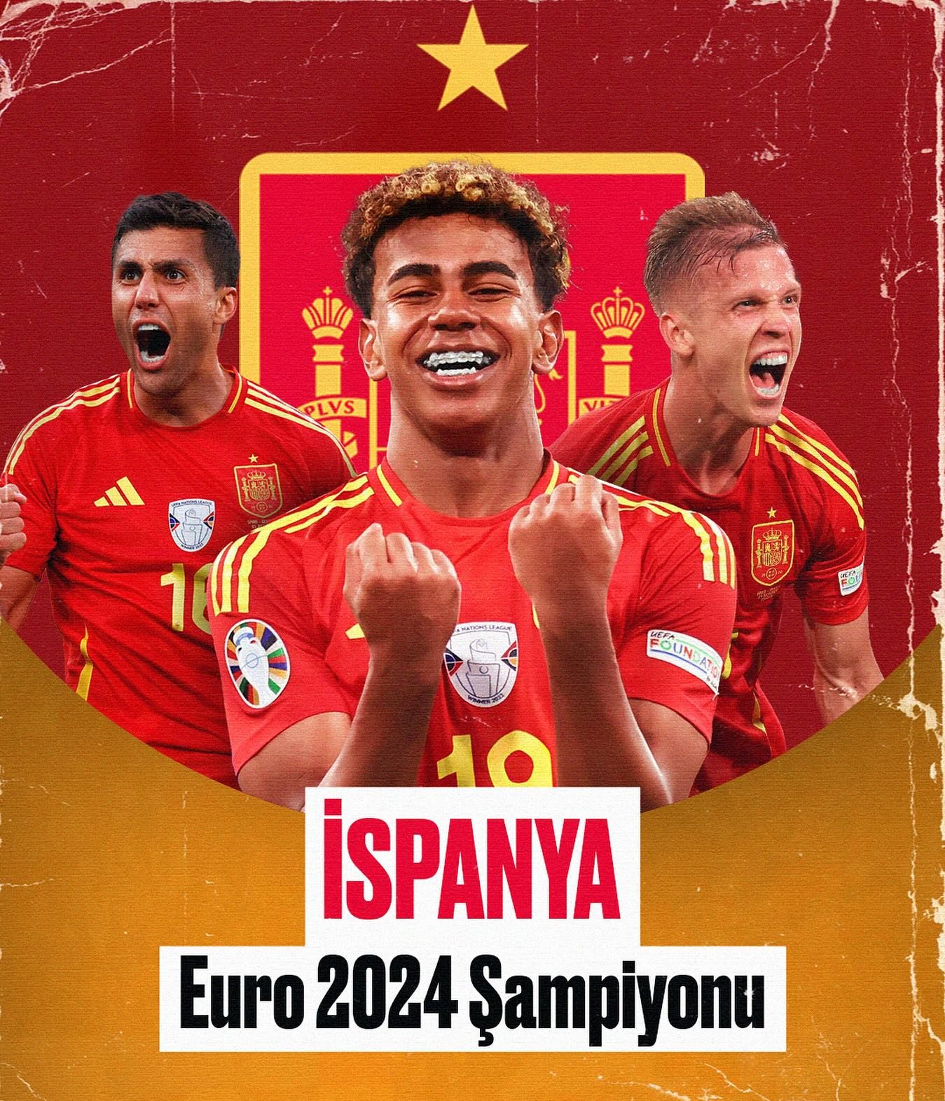 İspanya Avrupa Şampiyonu! İspanya İngiltere: 2-1 (Maç Özeti-Euro 2024 Final)