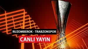 Trabzonspor, UEFA Avrupa Ligi 2. eleme turu ilk maçında Ruzomberok