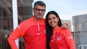 Yusuf Dikeç ve Şevval İlayda Tarhan ikilisi, Chateauroux Atıcılık Merkezi’nde