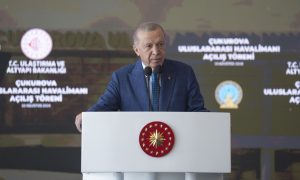 Cumhurbaşkanı Recep Tayyip Erdoğan, Çukurova Uluslararası Havalimanı’nın açılış töreninde açıklamalarda